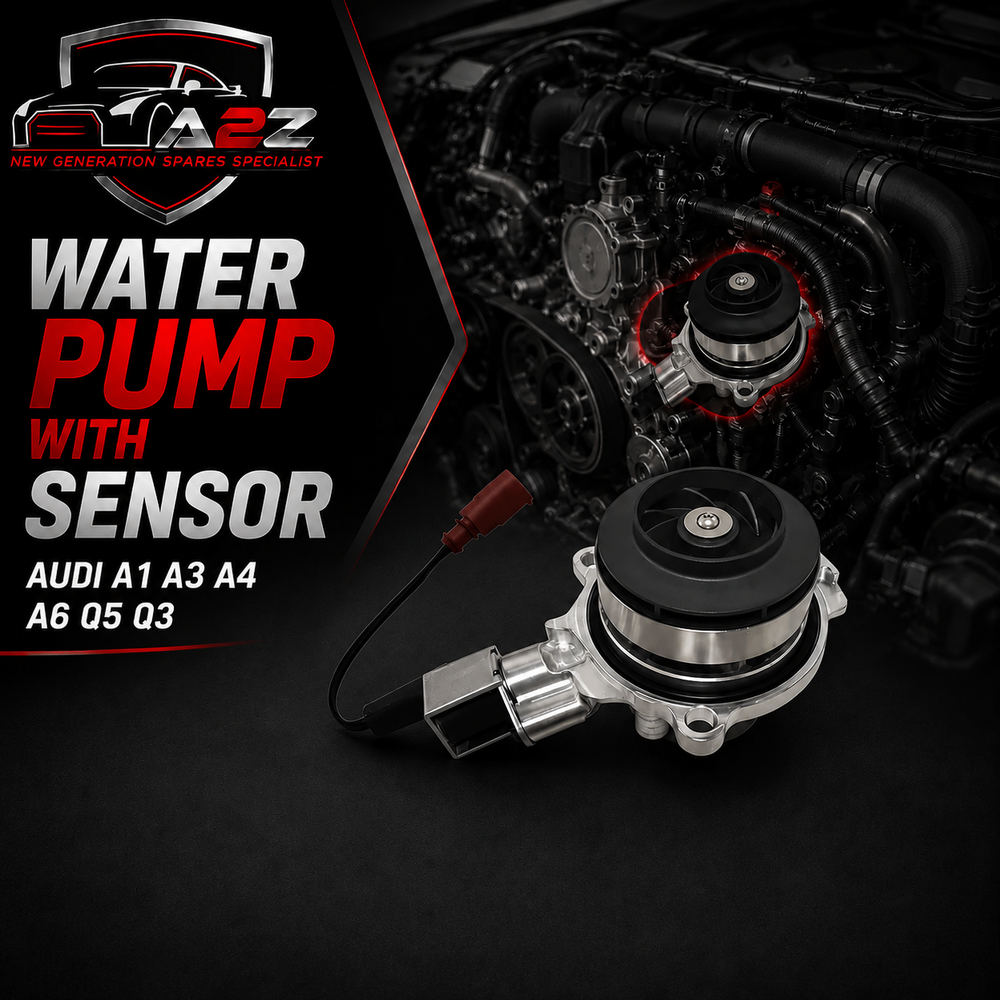 Water Pump With Sensor  04L121011E Compatible With AUDI A1 A3 A4 A6  Q5 Q3 Tag-W-17 T-2