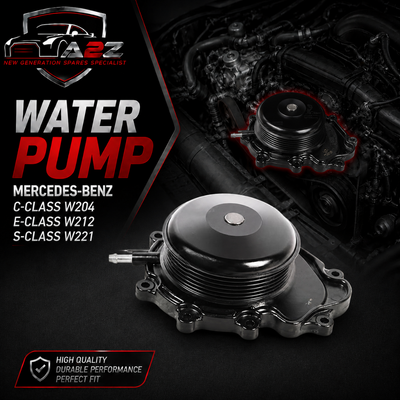 Water Pump 6512001901 6512000300 651200030080 6512001101 6512001301 6512006401 6512006801 6512007701 651200770180 Compatible With MERCEDES-BENZ C-CLASS W204 E-CLASS W212 S-CLASS W221 Tag-W-03