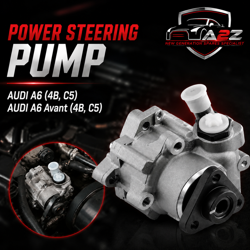 Power Steering Pump 4B0145155T 4B0145155D 4B0145155TX Compatible With AUDI A6 (4B, C5) AUDI A6 Avant (4B, C5)