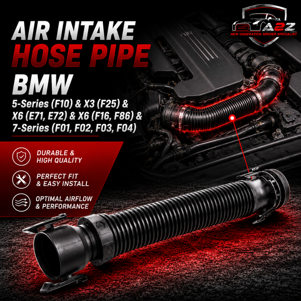 Air Intake Hose Pipe 13717810772 Compatible With BMW 5-Series (F10) & X3 (F25) & X6 (E71, E72) & X6 (F16, F86) & 7-Series (F01, F02, F03, F04) Tag No.162