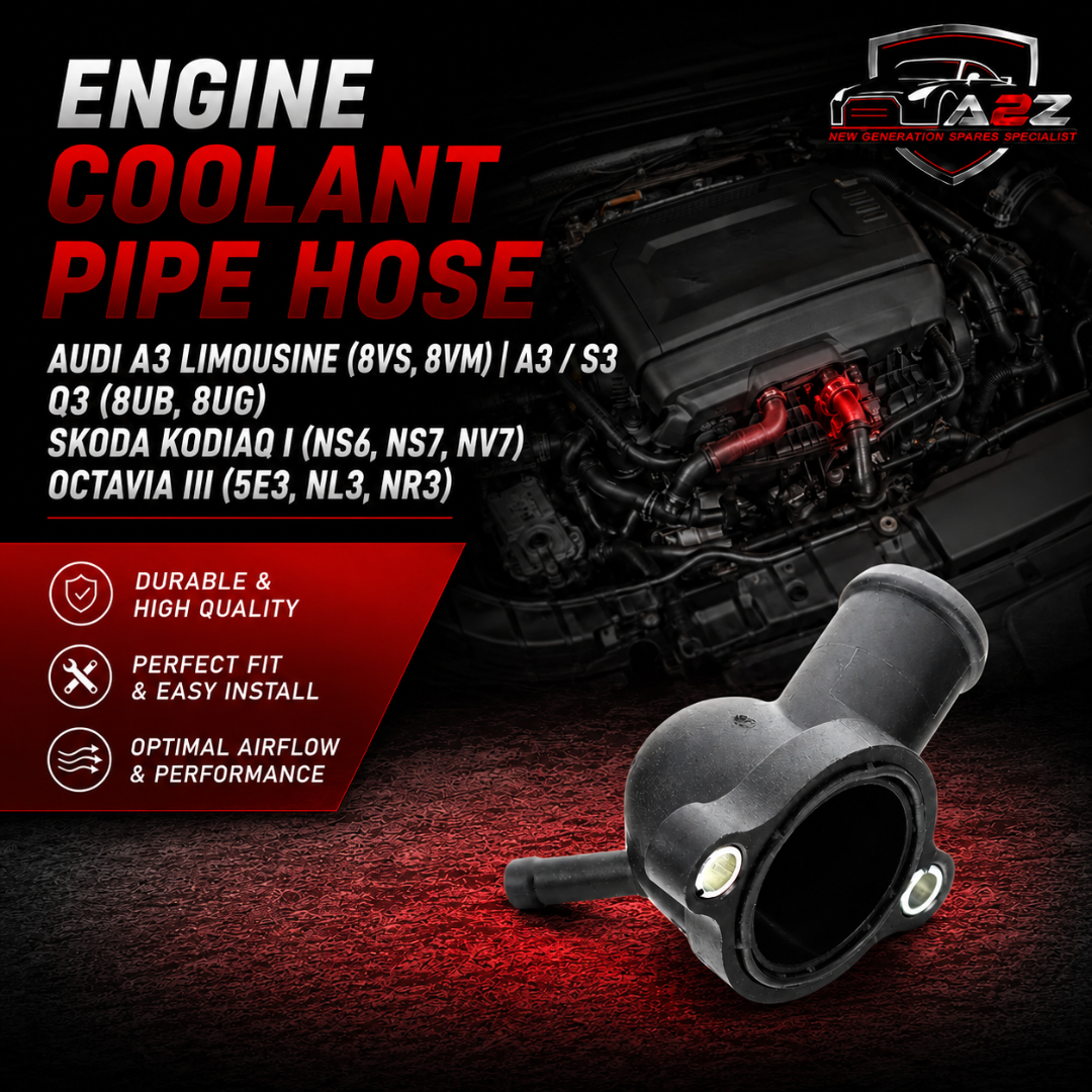Engine Coolant Pipe Hose 04L121131J 04L121131AA 04L121133AA 04L121131E Compatible With AUDI A3 Limousine (8VS, 8VM) | A3 / S3 & Q3 (8UB, 8UG) & SKODA KODIAQ I (NS6, NS7, NV7) & OCTAVIA III (5E3, NL3, NR3) Tag No.59
