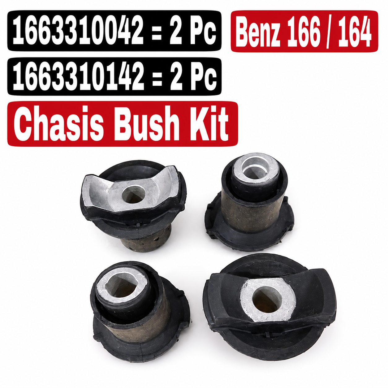 Subframe Bushing Mounting 1643310242 1643310442 1663310042 A1663310042 Compatible With Mercedes Benz W166