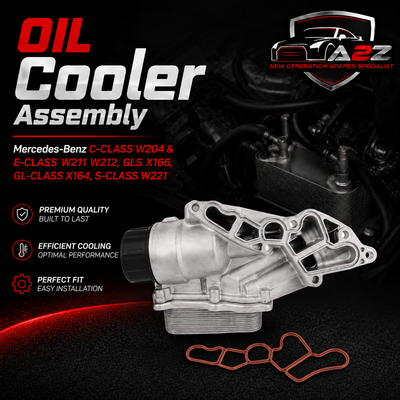 Oil Cooler Assembly 2721800510  For Mercedes-Benz C-CLASS W204 & E-CLASS W211 W212, GLS X166, GL-CLASS X164, S-CLASS W221 Tag-O-80