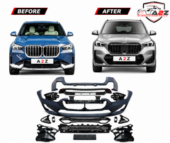 Complete Conversion Bumper Body Kit Compatible With BMW X1 U12 Upgrade To BMW M Sport Style Tag No.FRBK426 (Shipping Cost Not Included)