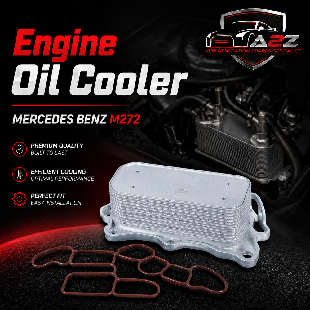 Engine Oil Cooler 2721880001 2721800510 2721800410 2721800210 Compatible With Mercedes Benz M272 Tag no. 80