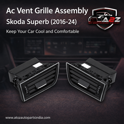 Ac Vent Grille Assembly Black Right 3VD819702 Left 3VD819701 Compatible With Skoda Superb  2016-2024