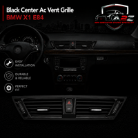 Black  Center Ac Vent Grille 64229258357 Compatible With BMW X1 E84
