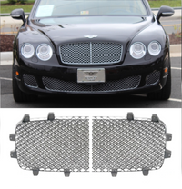 Silver Show Grill Left 3W0853683 & Right 3W0853684 Compatible With Bentley Flying Spur (2009-2012) Tag No.1