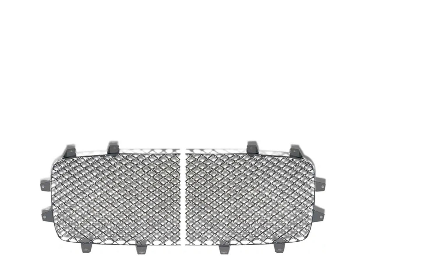 Silver Show Grill Left 3W0853683 & Right 3W0853684 Compatible With Bentley Flying Spur (2009-2012) Tag No.1