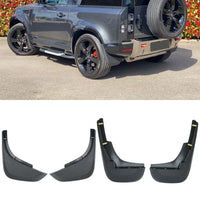 Mud Flaps Set (Set Of 4) Compatible With Land Rover L663 Defender(B) 2020-2024