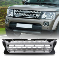 Front Grille Black And Silver Compatible With Land Rover Discovery 4 (2016)