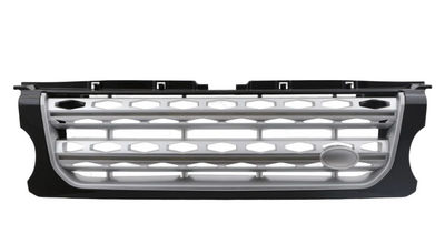 Front Grille Black And Silver Compatible With Land Rover Discovery 4 (2016)