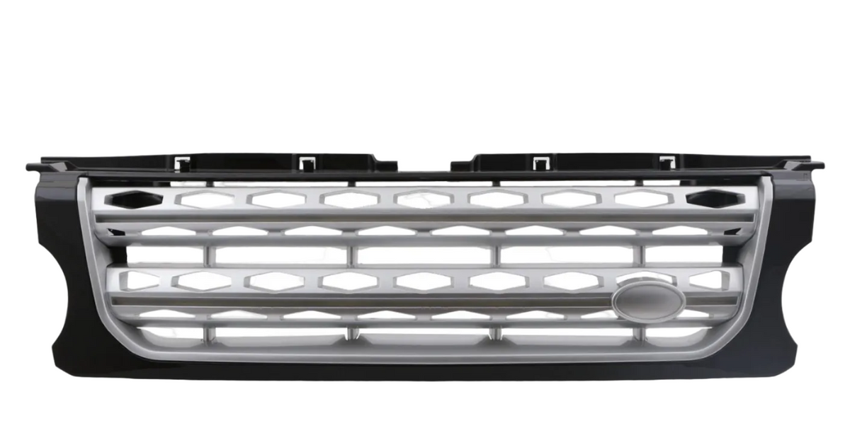 Front Grille Black And Silver Compatible With Land Rover Discovery 4 (2016)