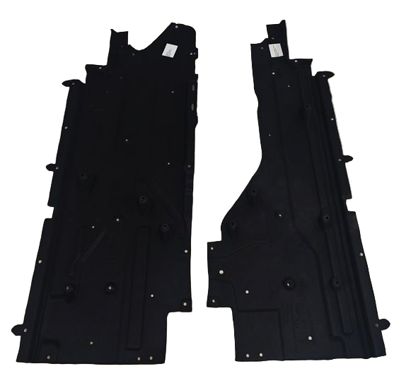 Lower Body Sheild Left T2H19135 T4N1666 & Right T2H19131 T4A1014 Compatible With Jaguar XF New (2016-2019) Tag No.2/3