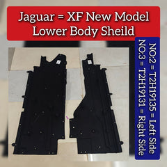 Lower Body Sheild Left T2H19135 T4N1666 & Right T2H19131 T4A1014 Compatible With Jaguar XF New (2016-2019) Tag No.2/3