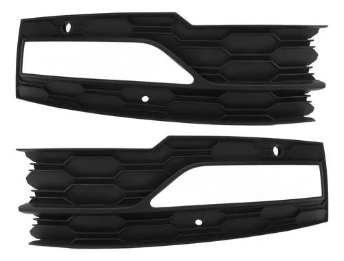 Fog Lamp Cover Set (Matt Black) Left 5E3807681A/5E3807069D & Right 5E3807682A/5E3807070D Compatible With Skoda Octavia (2021-2023) Tag No.1196