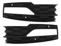 Fog Lamp Cover Set (Matt Black) Left 5E3807681A/5E3807069D & Right 5E3807682A/5E3807070D Compatible With Skoda Octavia (2021-2023) Tag No.1196