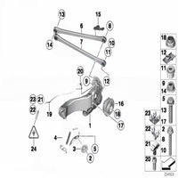 Rear Left/Right ABS Wheel Speed Sensor 34529808194 34529804590 Compatible With MINI COUNTRYMAN R60