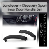 Left/Right  Interior Door Pull Handle Glossy Black 28LR076151  28LR076152 Compatible With Land Rover Discovery 2015-2019