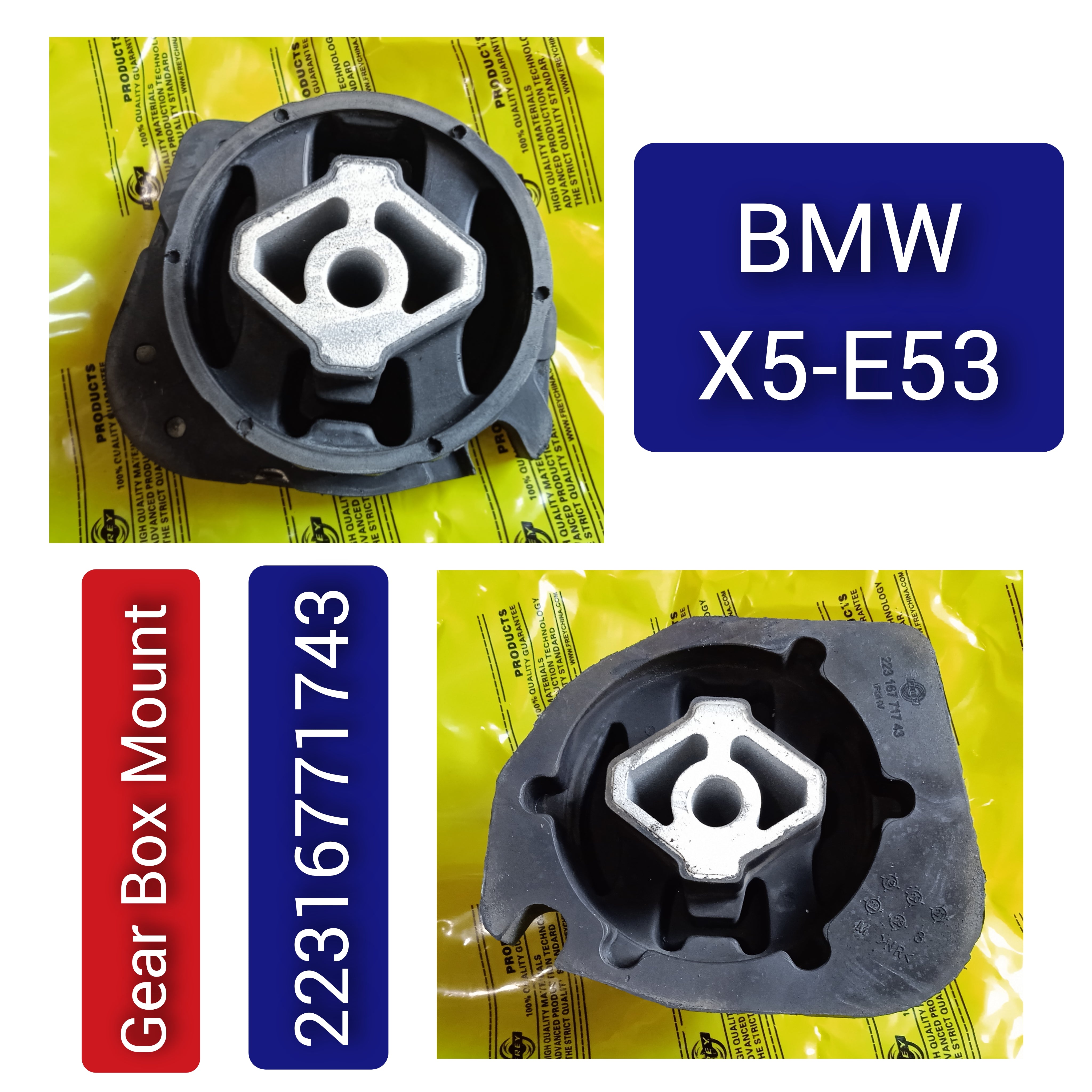 Rear Engine Transmission Gearbox Mount 22316764212 22316771743 Compatible With  BMW X5 E53