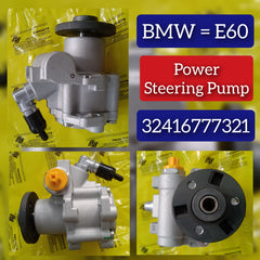 Power Steering Pump 32416777321 32414035679 32414038768 32416766215 32416769768 Compatible with BMW 5 (E60)