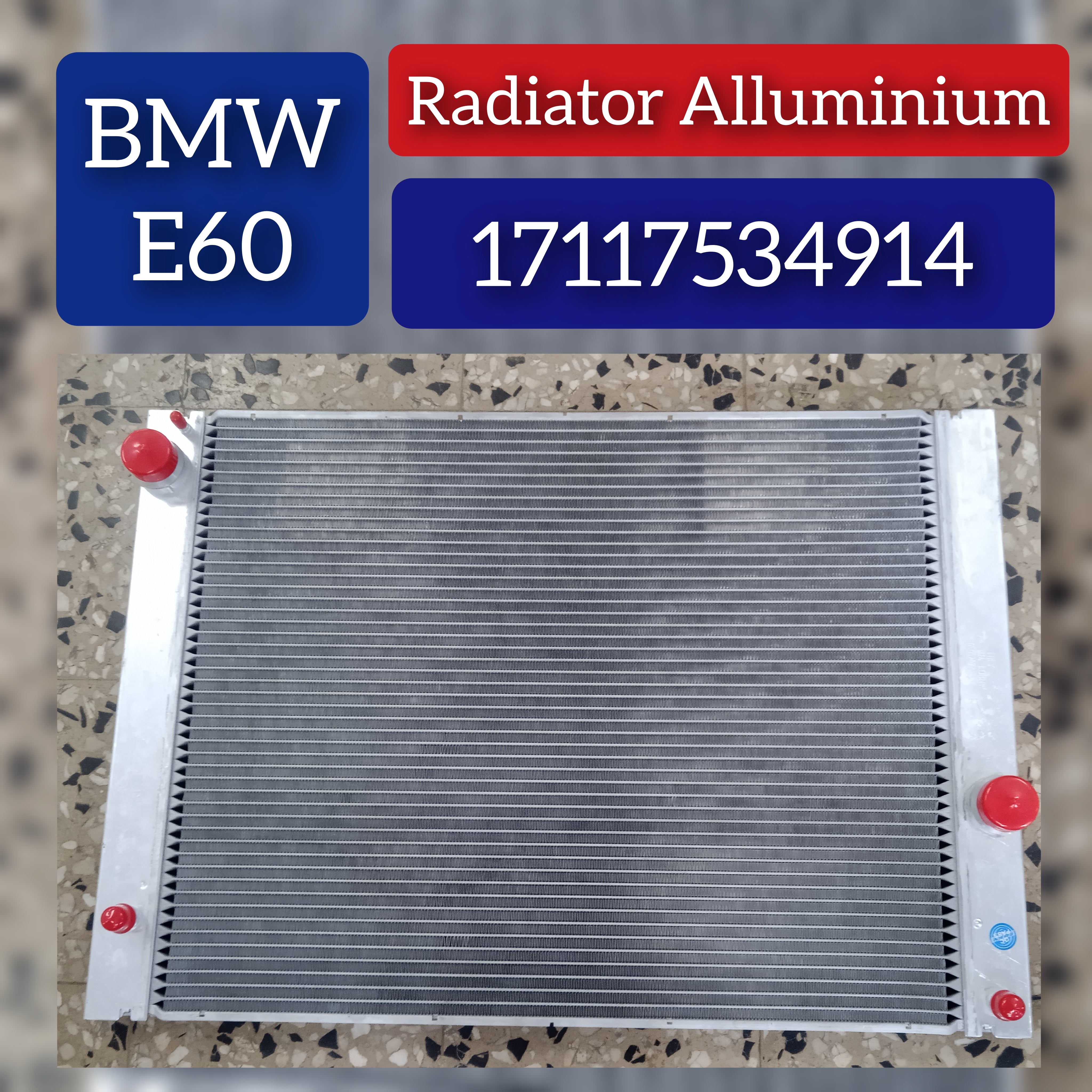 Radiator 17114513781 17117534914 17117553666 Compatible with BMW 5 Series E60 &  6 Series E63