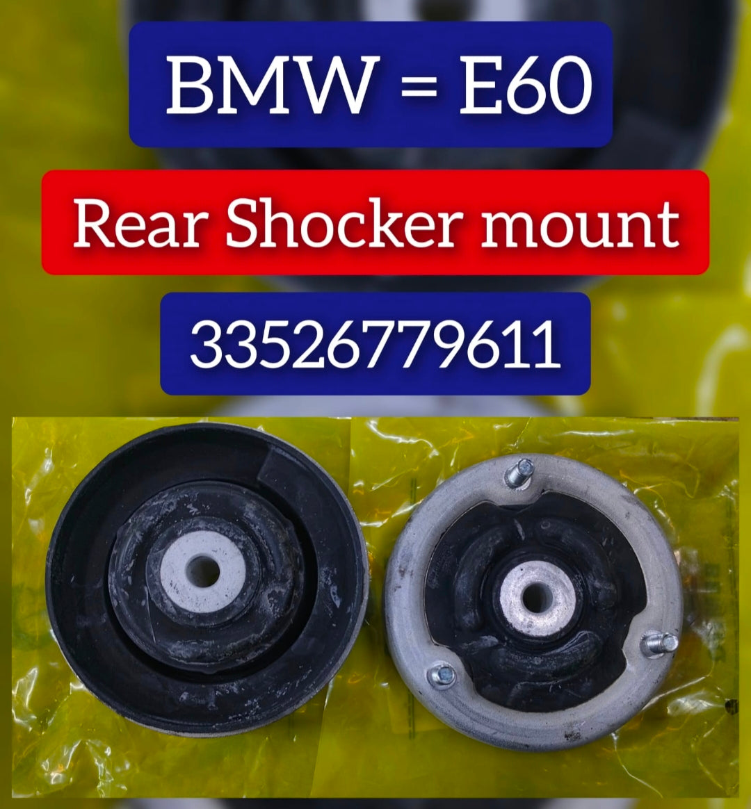Rear Upper Shock Strut Mounts 33526779611 Compatible With BMW 5 Series (E60) & 6 Series (E63) & 7 Series (E65, E66, E67)