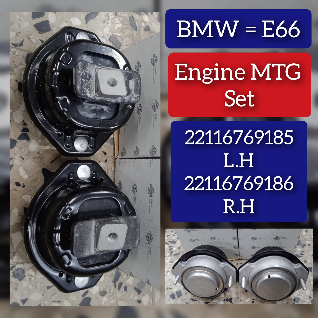 Engine Mounting 22116769185 22116769186 Compatible With BMW 7-Series (E65, E66, E67)