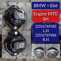 Engine Mounting 22116769185 22116769186 Compatible With BMW 7-Series (E65, E66, E67)