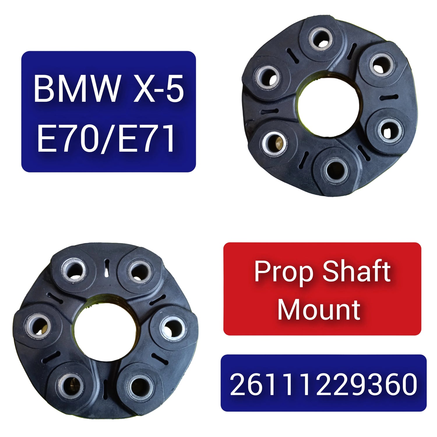 Rear Drive Shaft Flex Joint Disc 26111229360 26111229080 23231228360 23231282574 Compatible With BMW X5 E70 & X6 E71