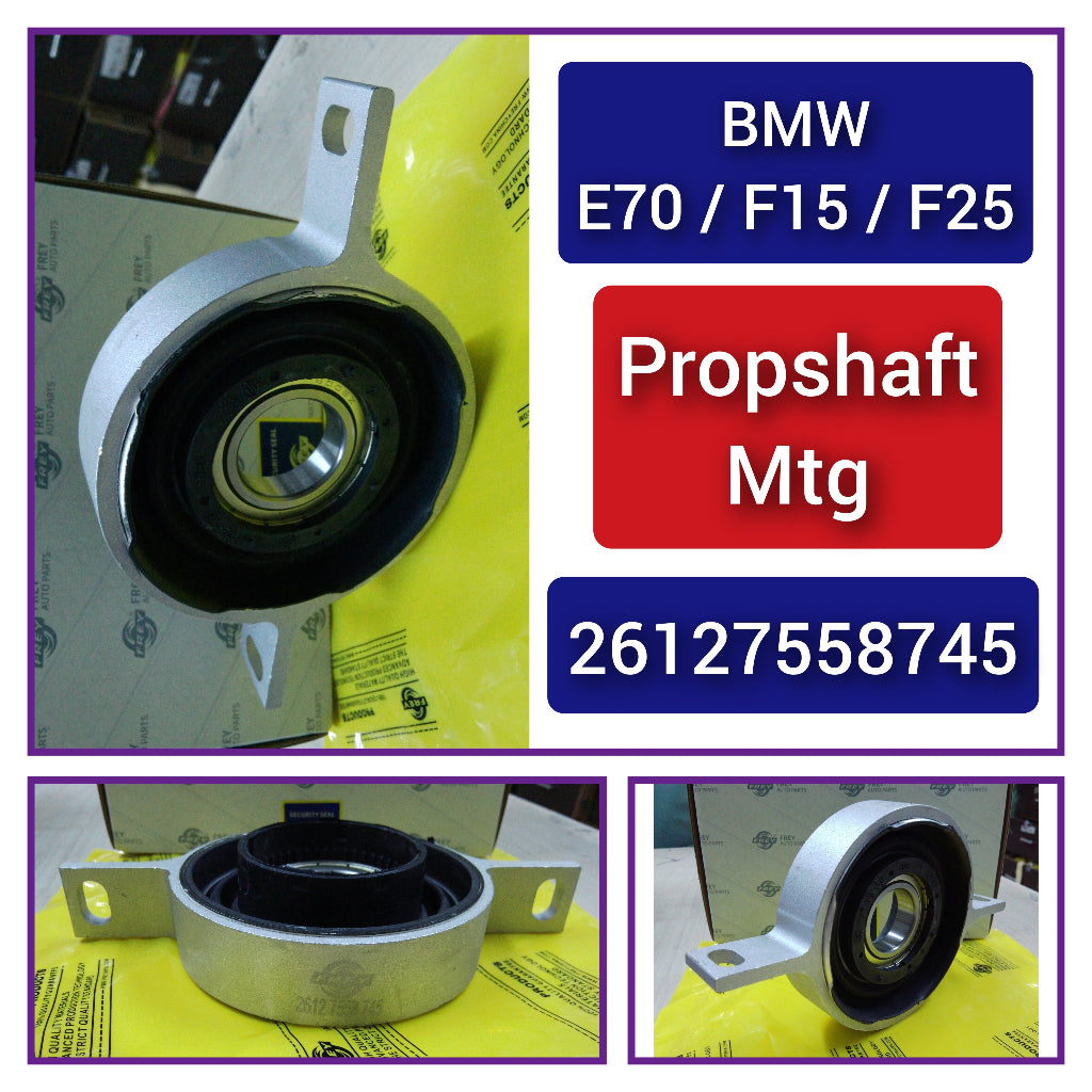 Drive Shaft Center Support Bearing Mount 26127558745 Compatible With BMW X3 F25 & X5 E70 F15, F85 & X6 E71, E72 F16, F86