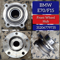 Front Wheel Hub 31206779735 31226882263 31206795959 31226867808 6773207 6795959 6867808 Compatible With BMW X5 E70 & X5 F15, F85 & X6 E71, E72 F16, F86