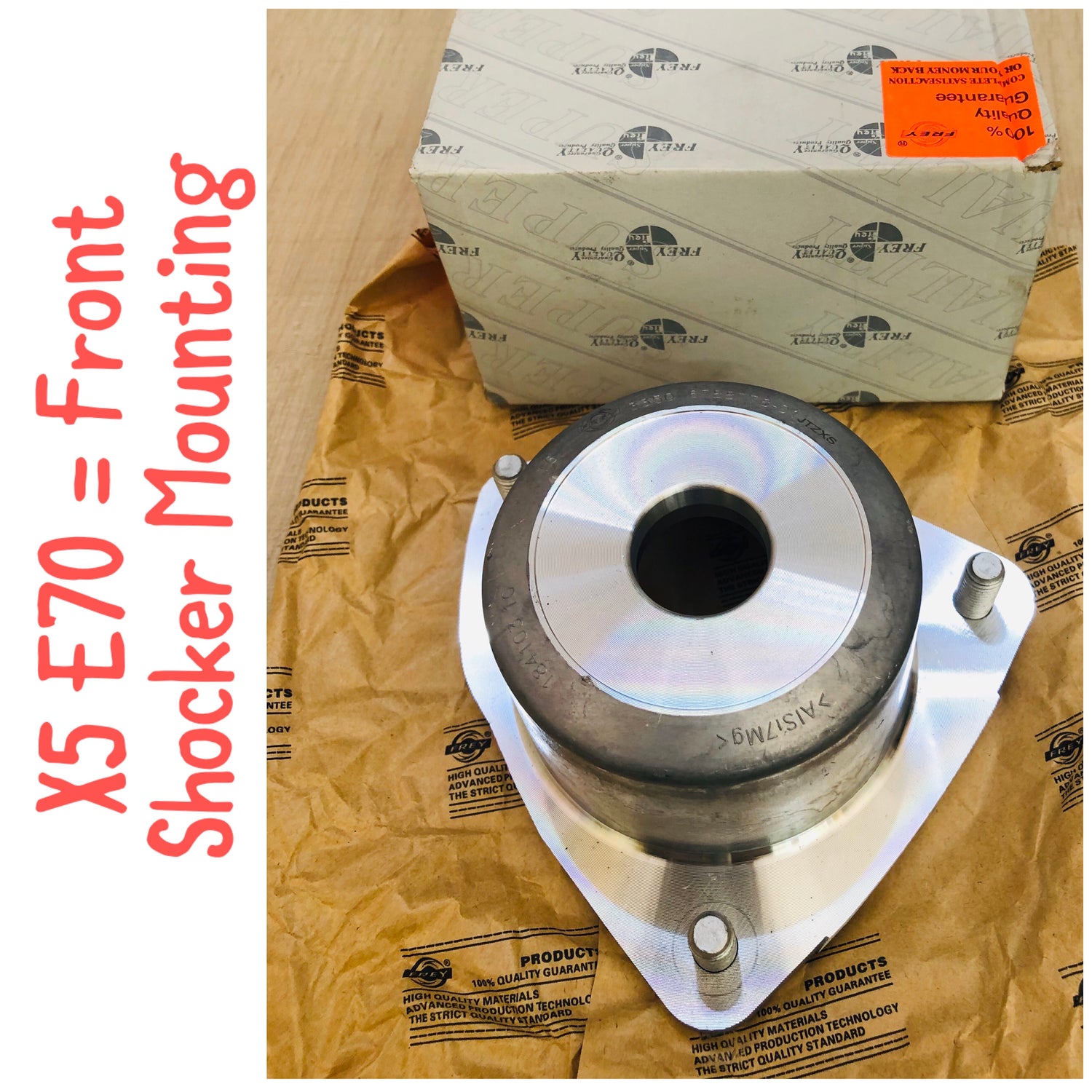 Rear Shock Strut Mounts 33526788778  (Big) Compatible With BMW X5 (E70) & X6 (E71, E72)