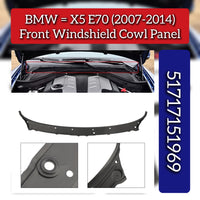 Front Windsheild Cowl Panel 51717151969 Compatible With BMW E70 (2007-2014)