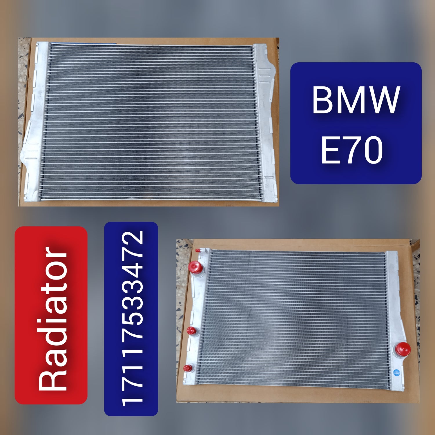 Radiator 17117533472 17117807624 17118654431 Compatible with BMW X5 E70 F15, F85 & X6 E71, E72 F16, F86