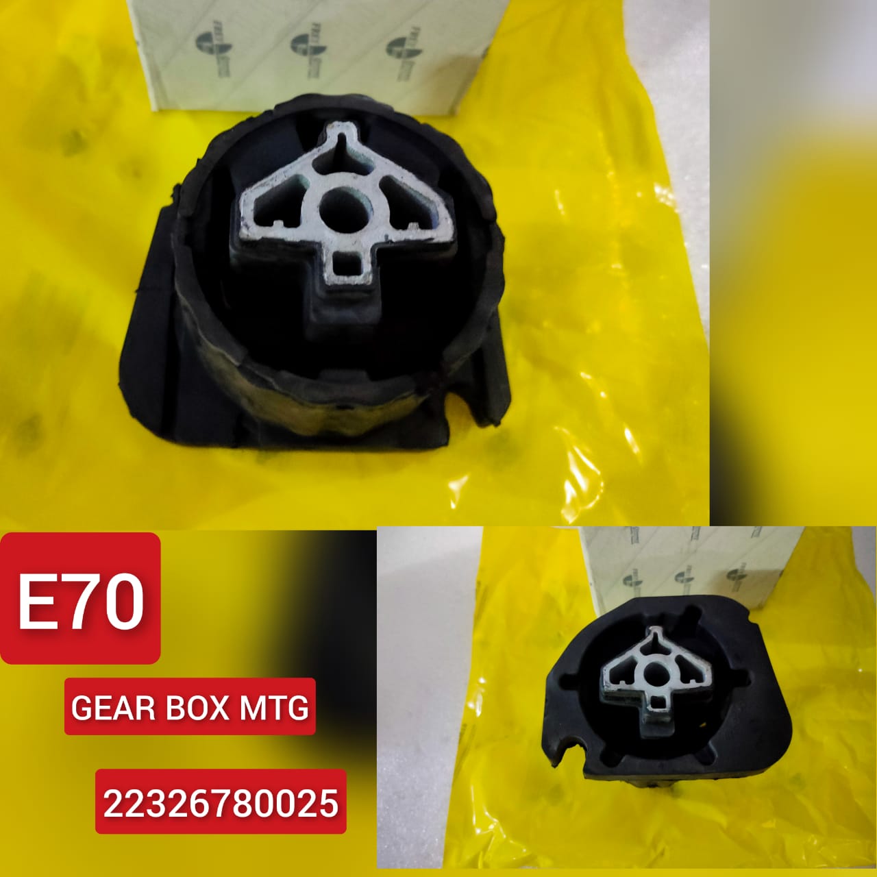Automatic Transmission Mount Transfer Case 22326780025 22316864675 Compatible With BMW X5 (E70) & X5 (F15, F85)