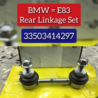 Rear Axle Sway Bar End Stabilizer Link Right & Left 33503414297 Set Compatible With BMW X3 (E83)