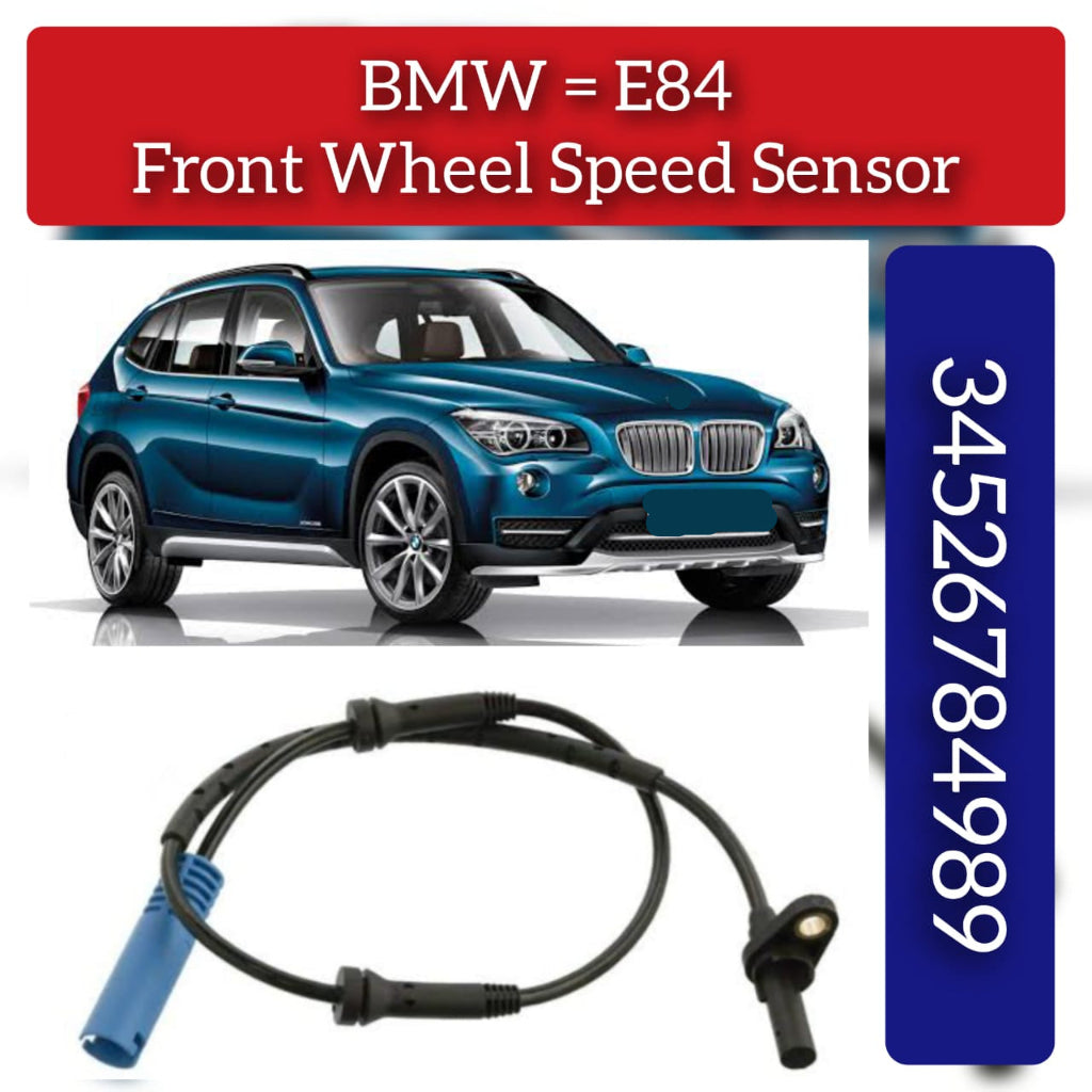 Front Left/Right ABS Wheel Speed Sensor 34526784989 Compatible With BMW X1 E84