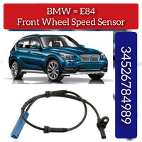 Front Left/Right ABS Wheel Speed Sensor 34526784989 Compatible With BMW X1 E84
