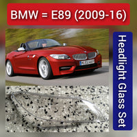 Front Headlight Glass Compatible with BMW Z4 E89 2009 -2016.
