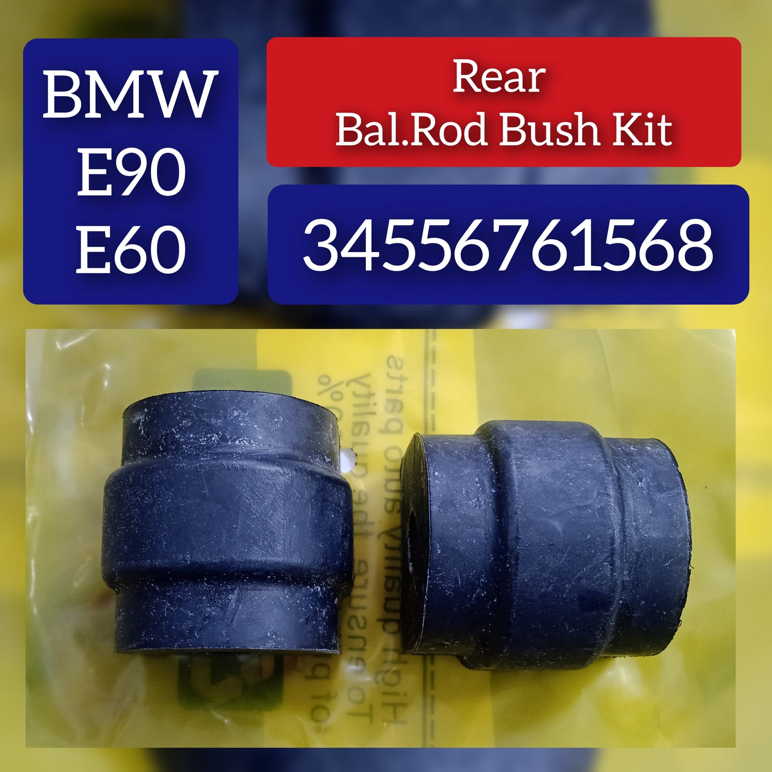 Rear Sway Bar/Rear Bal Rod Bush 33556761568 Compatible With BMW E90