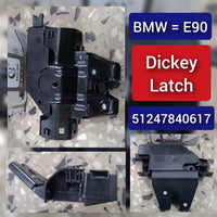 Trunk Lid Lock Latch Assembly Actuator 51247840617 Compatible With BMW 3 Series (E90) &  3 Series Coupe (E92) & 5 Series (E60) & 6 Series (E63)