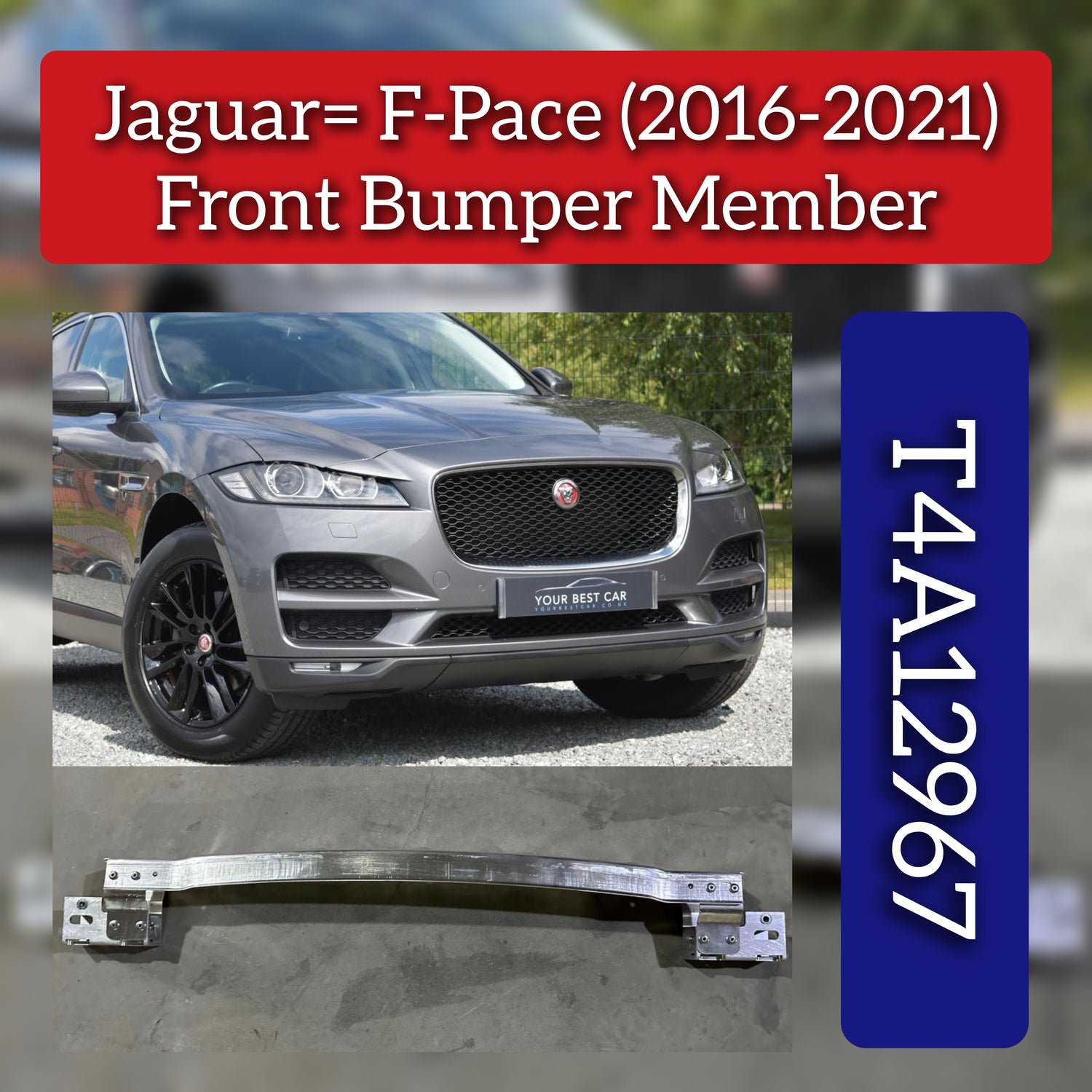 Lower Tie Bar T4A12967 Compatible With JAGUAR F-PACE (X761)