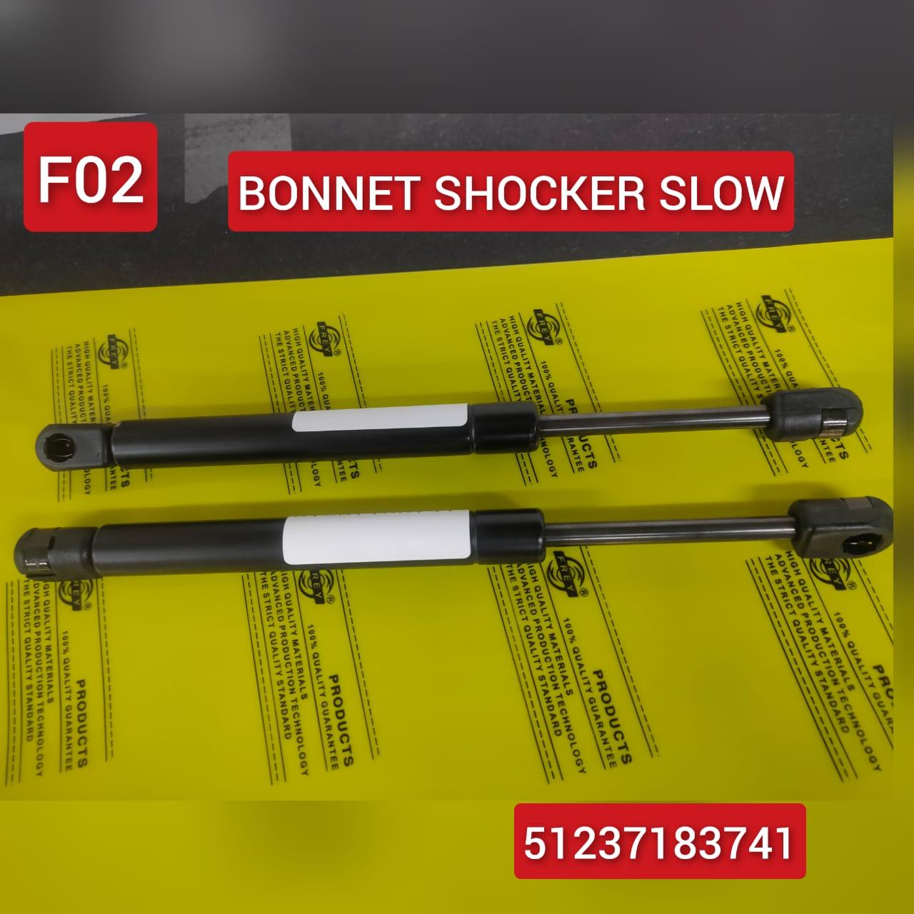 Front Bonnet Hood Strut Set 51237183741 51237289753 Compatible With BMW 7 Series (F01, F02, F03, F04)