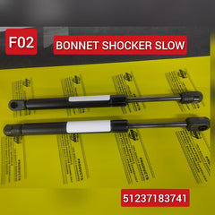 Front Bonnet Hood Strut Set 51237183741 51237289753 Compatible With BMW 7 Series (F01, F02, F03, F04)