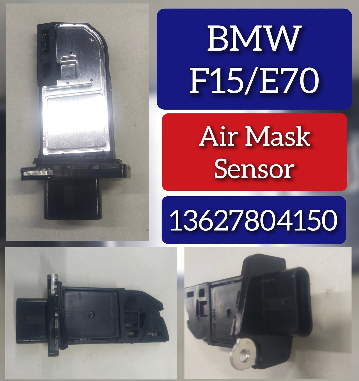 Mass Air Flow Sensor 13627804150/13627807020 Compatible With BMW X5 (E70), X5 (F15, F85)