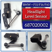 Headlight Level Sensor 687020002 A0687020002  Compatible With BMW X5 F15/F16/F60