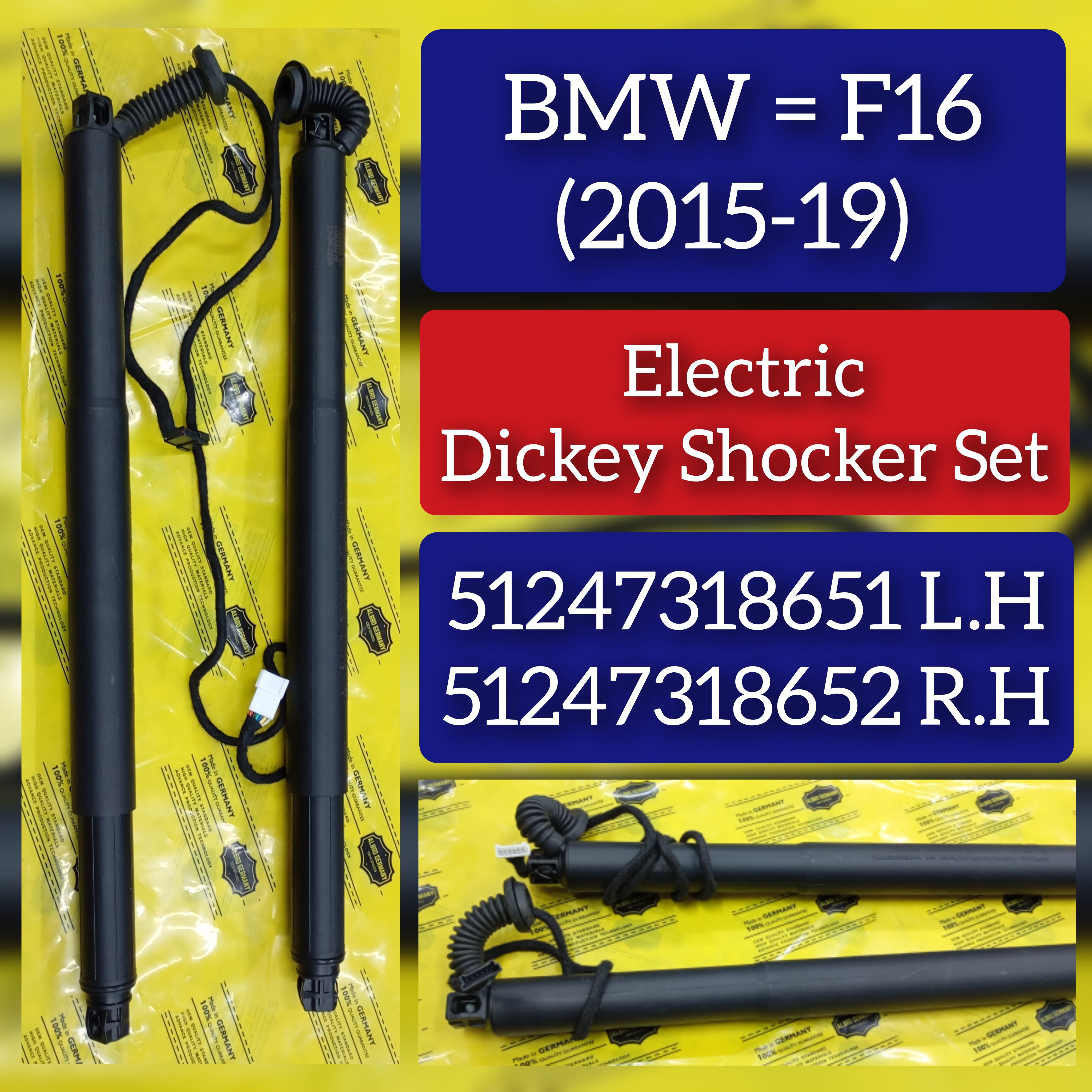 Air Suspension Electric Shock Absorber Strut Left 51247318651 Right 51247318652 Compatible With BMW X6 (F16, F86)