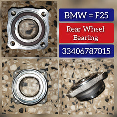 Rear Wheel Hub 33406787015 33412457416 Compatible With BMW X3 F25