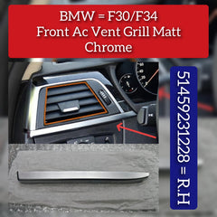 RHD Front Right Ac Vent Grille Panel Outer Frame 51459231228 Compatible with BMW  3/4 Series 30 F31 F34 F35 32 F33 F36 F82 F83